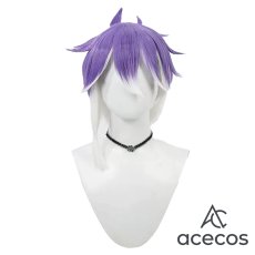 画像2: 刀剣乱舞　風　源清麿　コスプレウィッグ　鬘　かつら (2)