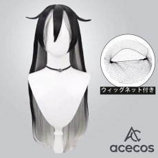 画像1: 刀剣乱舞　風　数珠丸恒次　コスプレウィッグ　鬘　かつら (1)