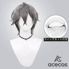 画像1: ゼンレスゾーンゼロ　風　アキラ　コスプレウィッグ　鬘　かつら (1)