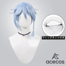 画像1: IdentityV 第五人格　風　囚人(ルカ・バルサー)　冬蝉　コスプレウィッグ　鬘　かつら (1)
