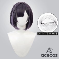 画像1: 学園アイドルマスター　風　学マス　秦谷美鈴　コスプレウィッグ　鬘　かつら (1)