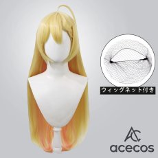 画像1: ブルーアーカイブ　風　鰐渕アカリ　コスプレウィッグ　鬘　かつら (1)