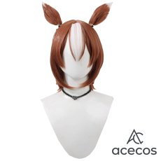 画像2: ウマ娘プリティーダービー　風　ヤエノムテキ　黒将Zen　コスプレウィッグ　鬘　かつら (2)