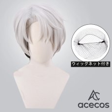 画像1: カリスマ　風　草薙理解　コスプレウィッグ　鬘　かつら (1)