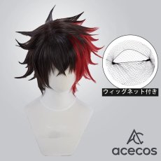 画像1: 刀剣乱舞　風　肥前忠広　コスプレウィッグ　鬘　かつら (1)