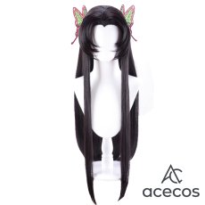 画像2: 鬼滅の刃　風　胡蝶カナエ　コスプレウィッグ　鬘　かつら (2)