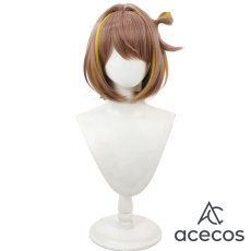 画像2: バーチャルYouTuber　VTuber　風　千燈ゆうひ　コスプレウィッグ　鬘　かつら (2)