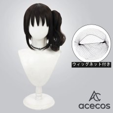 画像1: わんだふるぷりきゅあ！　風　猫屋敷まゆ　コスプレウィッグ　鬘　かつら (1)