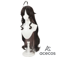 画像4: ブルーアーカイブ　風　鬼怒川カスミ　コスプレウィッグ　鬘　かつら (4)