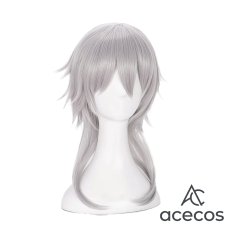 画像2: 刀剣乱舞　風　鶴丸国永　コスプレウィッグ　鬘　かつら (2)