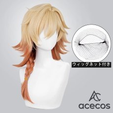 画像1: 崩壊：スターレイル　風　モーディス　コスプレウィッグ　鬘　かつら (1)