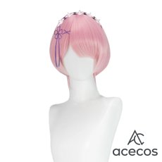 画像4: Re:ゼロから始める異世界生活　風　レム　ラム　コスプレウィッグ　鬘　かつら (4)