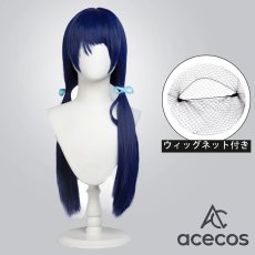 画像1: ラブライブ！蓮ノ空女学院スクールアイドルクラブ　風　村野さやか　コスプレウィッグ　鬘　かつら (1)