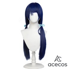 画像2: ラブライブ！蓮ノ空女学院スクールアイドルクラブ　風　村野さやか　コスプレウィッグ　鬘　かつら (2)