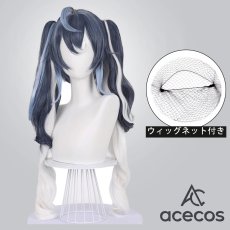 画像1: 雪ミク　風　SNOW MIKU 2025　コスプレウィッグ　鬘　かつら (1)