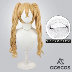 画像1: フレッシュプリキュア!　風　桃園ラブ(キュアピーチ)　キュアピーチ　コスプレウィッグ　鬘　かつら (1)