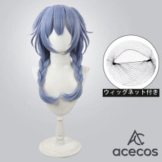 画像1: バーチャルYouTuber　風　VTuber　戌神ころね　ソニックコラボ　コスプレウィッグ　鬘　かつら (1)