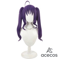 画像2: キミとアイドルプリキュア♪　風　紫雨こころ　コスプレウィッグ　鬘　かつら (2)