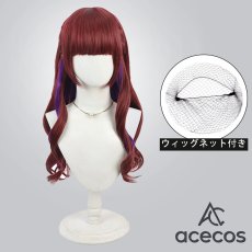 画像1: バーチャルYouTuber　風　VTuber　宝鐘マリン　コスプレウィッグ　鬘　かつら (1)