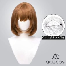 画像1: VOCALOID　風　MEIKO　コスプレウィッグ　鬘　かつら (1)