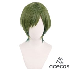 画像2: A3!(エースリー)　風　瑠璃川幸　コスプレウィッグ　鬘　かつら (2)