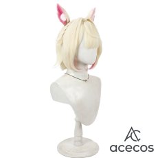 画像3: バーチャルYouTuber　風　VTuber　Mococo Abyssgard(モココ・アビスガード)　カジュアル衣装　コスプレウィッグ　鬘　かつら (3)