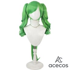 画像2: スマイルプリキュア!　風　緑川なお(キュアマーチ)　キュアマーチ　コスプレウィッグ　鬘　かつら (2)