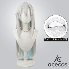 画像1: 遊☆戯☆王　風　サイレント・マジシャン　沈黙の魔術師　コスプレウィッグ　鬘　かつら (1)