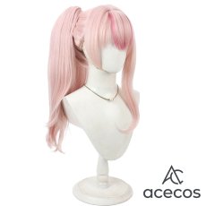 画像3: バーチャルYouTuber　風　VTuber　田中ヒメ　藍の華　コスプレウィッグ　鬘　かつら (3)