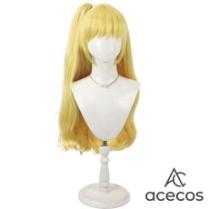 画像2: 魔法つかいプリキュア　風　朝日奈みらい(キュアミラクル)　ダイヤ　コスプレウィッグ　鬘　かつら (2)