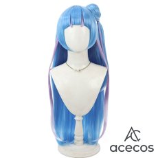 画像2: キミとアイドルプリキュア♪　風　キュアウインク/蒼風なな　変身　コスプレウィッグ　鬘　かつら (2)