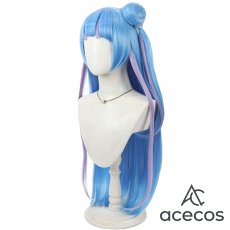 画像3: キミとアイドルプリキュア♪　風　キュアウインク/蒼風なな　変身　コスプレウィッグ　鬘　かつら (3)