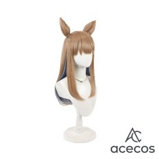 画像4: ウマ娘プリティーダービー　風　アーモンドアイ　勝負服　コスプレウィッグ　鬘　かつら (4)