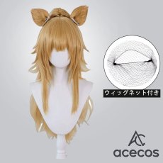画像1: アークナイツ　風　シージ　コスプレウィッグ　鬘　かつら (1)