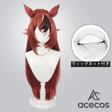 画像1: ウマ娘プリティーダービー　風　バブルガムフェロー　私服　コスプレウィッグ　鬘　かつら (1)