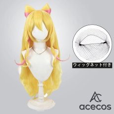 画像1: キミとアイドルプリキュア♪　風　咲良うた　キュアアイドル　コスプレウィッグ　鬘　かつら (1)