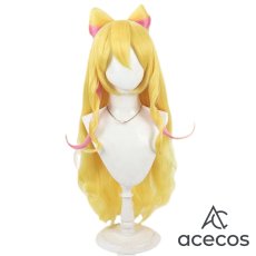 画像2: キミとアイドルプリキュア♪　風　咲良うた　キュアアイドル　コスプレウィッグ　鬘　かつら (2)