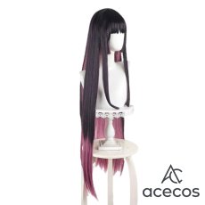 画像3: ロックは淑女の嗜みでして　風　黒鉄音羽　コスプレウィッグ　鬘　かつら (3)