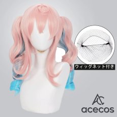 画像1: 崩壊：スターレイル　風　風菫　コスプレウィッグ　鬘　かつら (1)