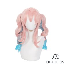 画像2: 崩壊：スターレイル　風　風菫　コスプレウィッグ　鬘　かつら (2)