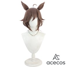 画像2: ウマ娘プリティーダービー　風　ミスターシービー　正月　コスプレウィッグ　鬘　かつら (2)