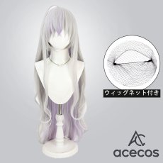 画像1: 学園アイドルマスター　風　白草月花　コスプレウィッグ　鬘　かつら (1)