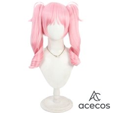 画像2: 学園アイドルマスター　風　藍井撫子　コスプレウィッグ　鬘　かつら (2)