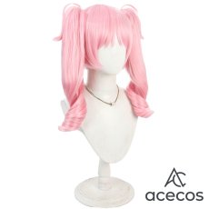 画像4: 学園アイドルマスター　風　藍井撫子　コスプレウィッグ　鬘　かつら (4)