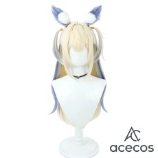 画像2: バーチャルYouTuber　風　VTuber　Fuwawa Abyssgard　フワワ・アビスガード　コスプレウィッグ　鬘　かつら (2)