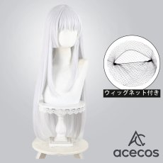 画像1: SummerPockets　風　鳴瀬しろは　コスプレウィッグ　鬘　かつら (1)