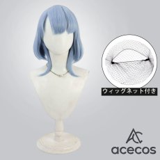 画像1: ひみつのアイプリ　風　六堂える　コスプレウィッグ　鬘　かつら (1)