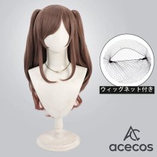 画像1: アイドルマスター シャイニーカラーズ　風　月岡恋鐘　ワンダーランドラビット　コスプレウィッグ　鬘　かつら (1)