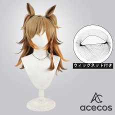 画像1: ウマ娘プリティーダービー　風　ブラストワンピース　制服　コスプレウィッグ　鬘　かつら (1)