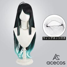 画像1: アークナイツ　風　シー　コスプレウィッグ　鬘　かつら (1)